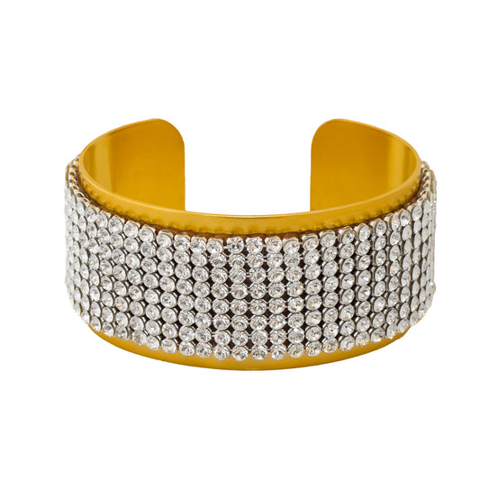 Crystalized Cuff - Alzerina Jewelry